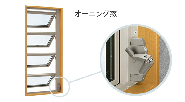 オーニング窓