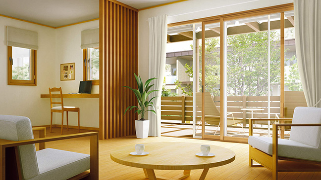 窓が簡単にリフォームできる「かんたんマドリモ」の画像です。