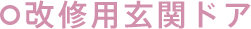 改修用玄関ドア