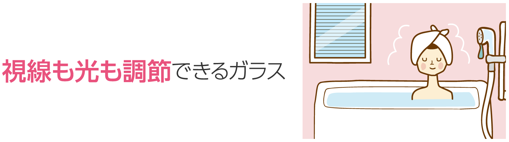 視線も光も調節できるガラス