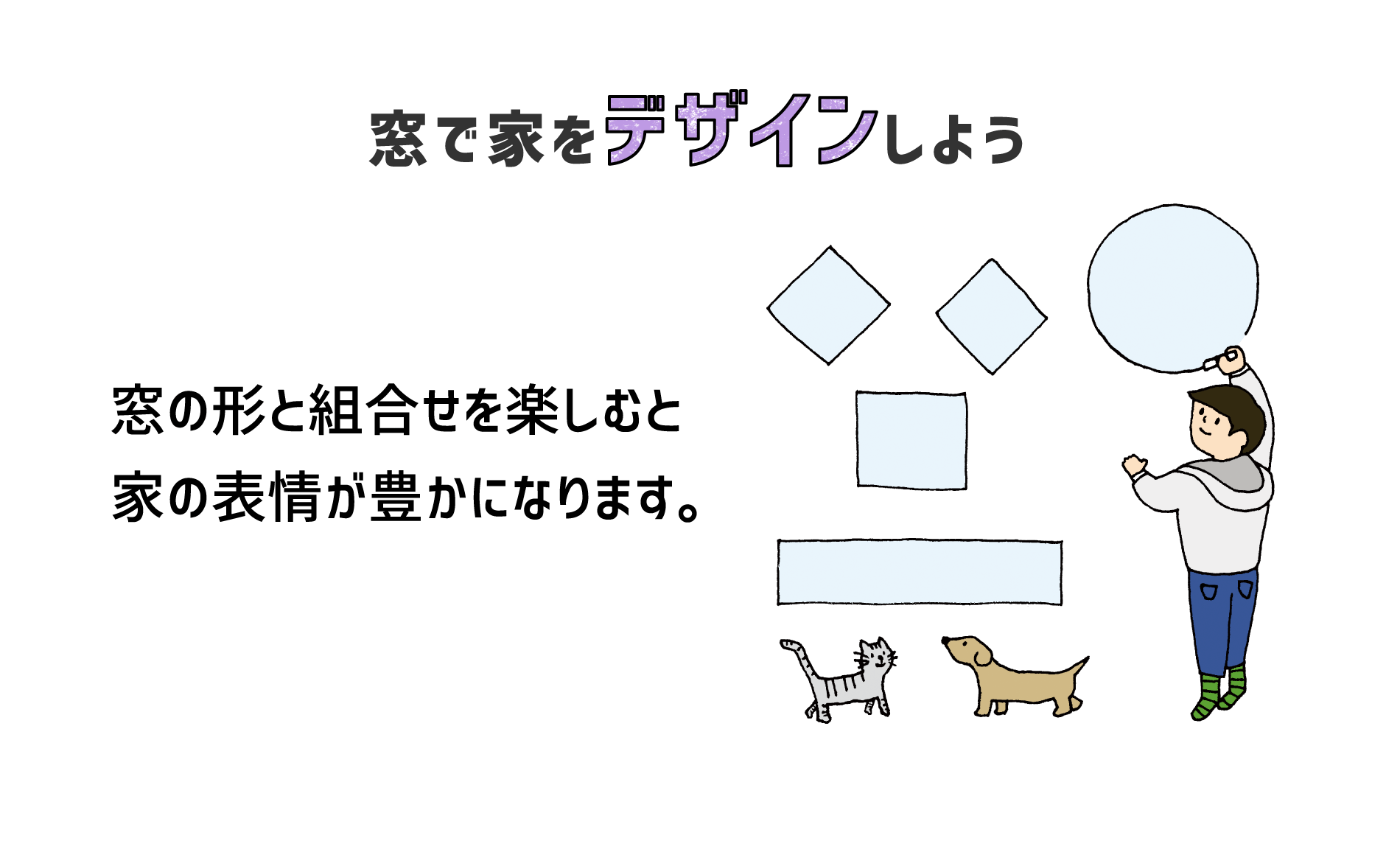 窓で家をデザインしよう 窓の教科書 Ykk Ap株式会社
