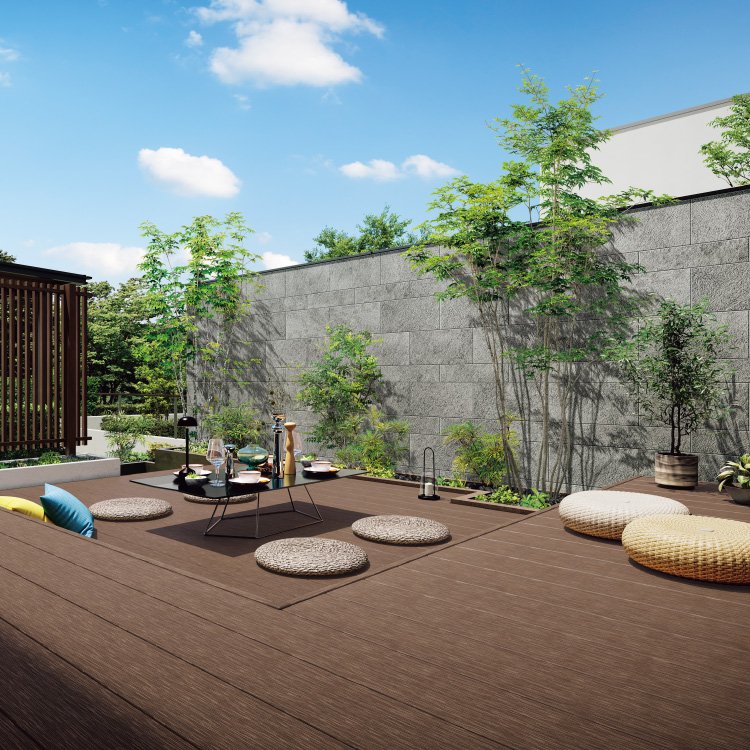 リウッドデッキ S EG レッドブラウン