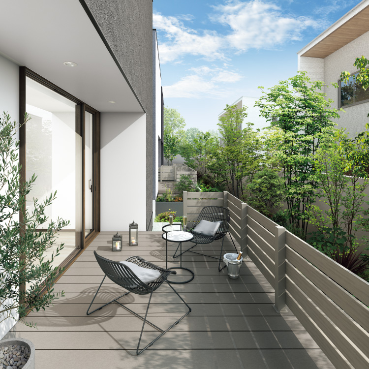 リウッドデッキ S セピアグレイ