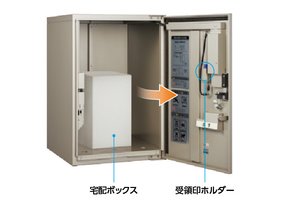 [ピタットKeyシステム]ルシアス宅配ボックス1型 内観