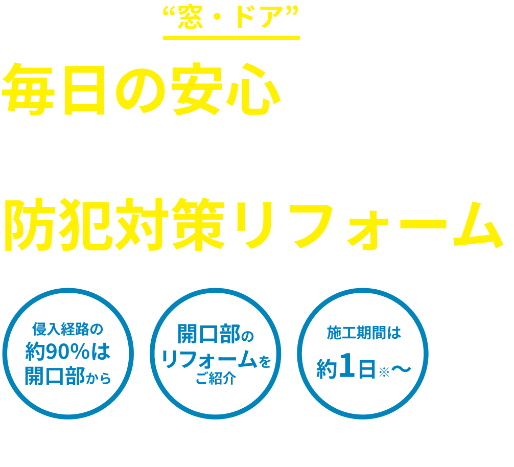 狙われやすい“窓・ドア”を見直して毎日の安心につながる住まいの防犯対策リフォーム