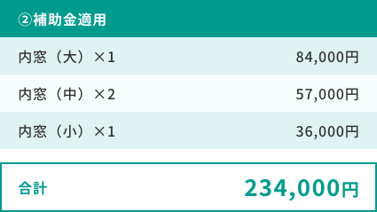 ②補助金適用