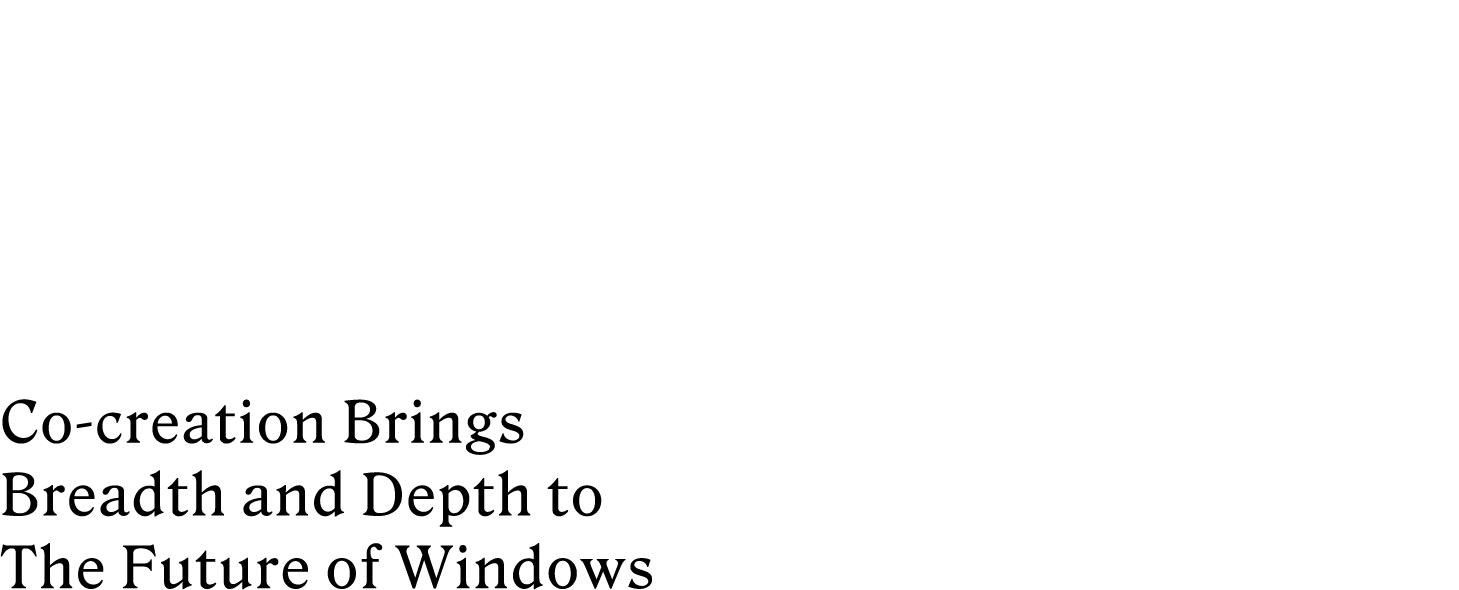 共創が描く未来の窓