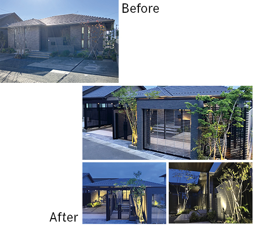Before Afterの写真