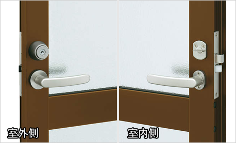 汎用ドア 2HD レバーハンドル錠