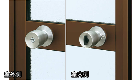 汎用ドア 2HD 握り玉錠
