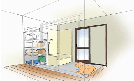2HH 商品特長 Dog Roomに