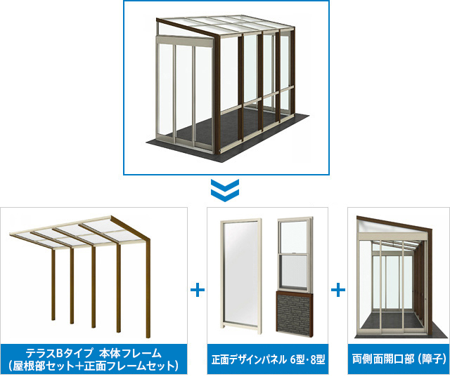 ガーデンルームタイプ 正面デザインパネル付き屋根 アウタールーフ Ykk Ap株式会社 ガーデンルームタイプ 正面デザインパネル付き屋根 アウタールーフ Ykk Ap株式会社