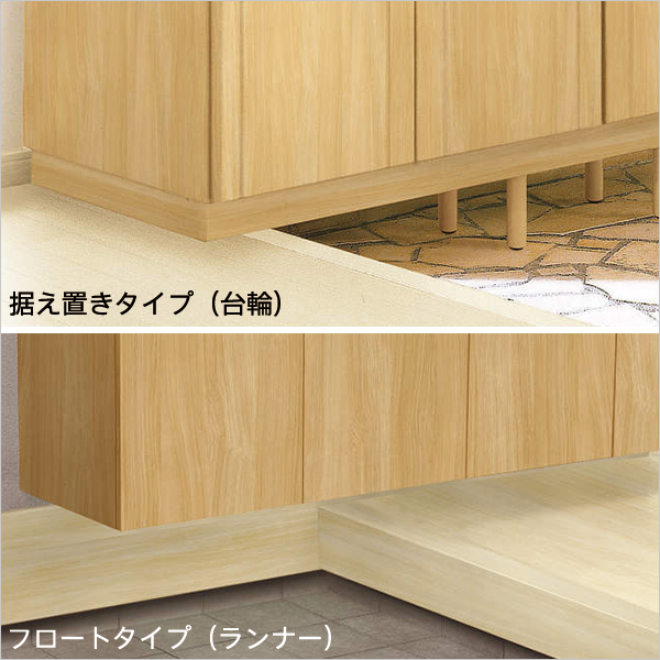2タイプの設置方法