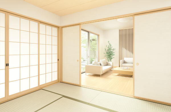 インテリア建材 新和風の施工例