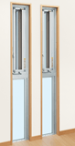 たてすべり出し窓【スリット換気仕様】
