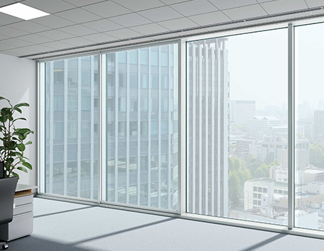 カーテンウォール用アルミ防火内窓 Laylus Ykk Ap