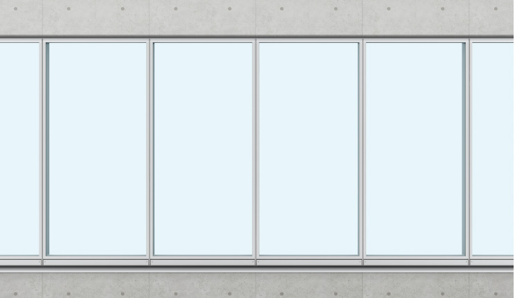 FIX窓【FIX専用枠】 方立連窓