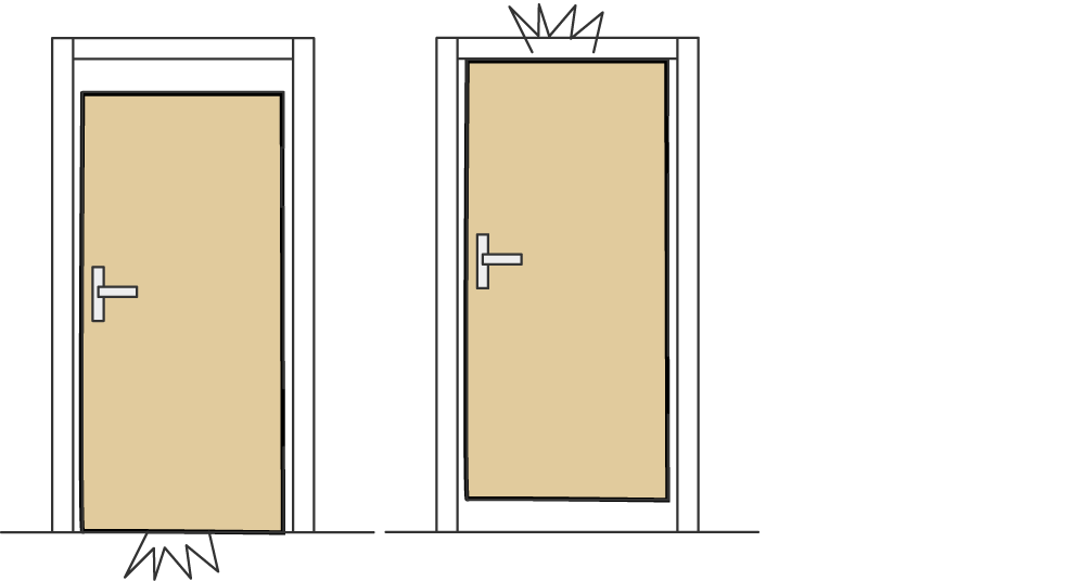 室内ドア 建付けやスキマを直す 商品のお手入れ方法 Ykk Ap株式会社